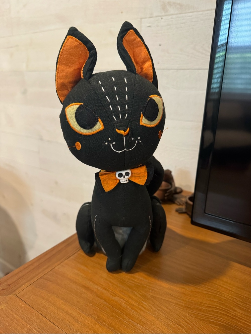 Target Hide & EEK Fabric Black Cat Decor, 13”